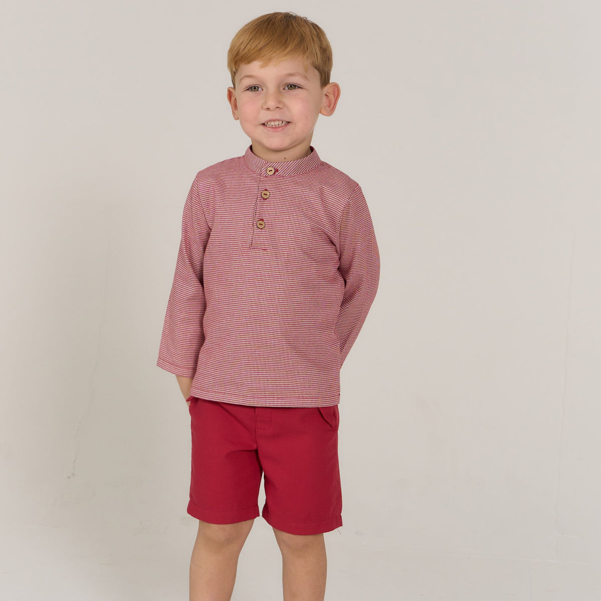 Conjunto bermuda niño Velvet