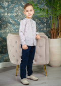 Camisa Cuello Bies Amatista (PREVENTA)
