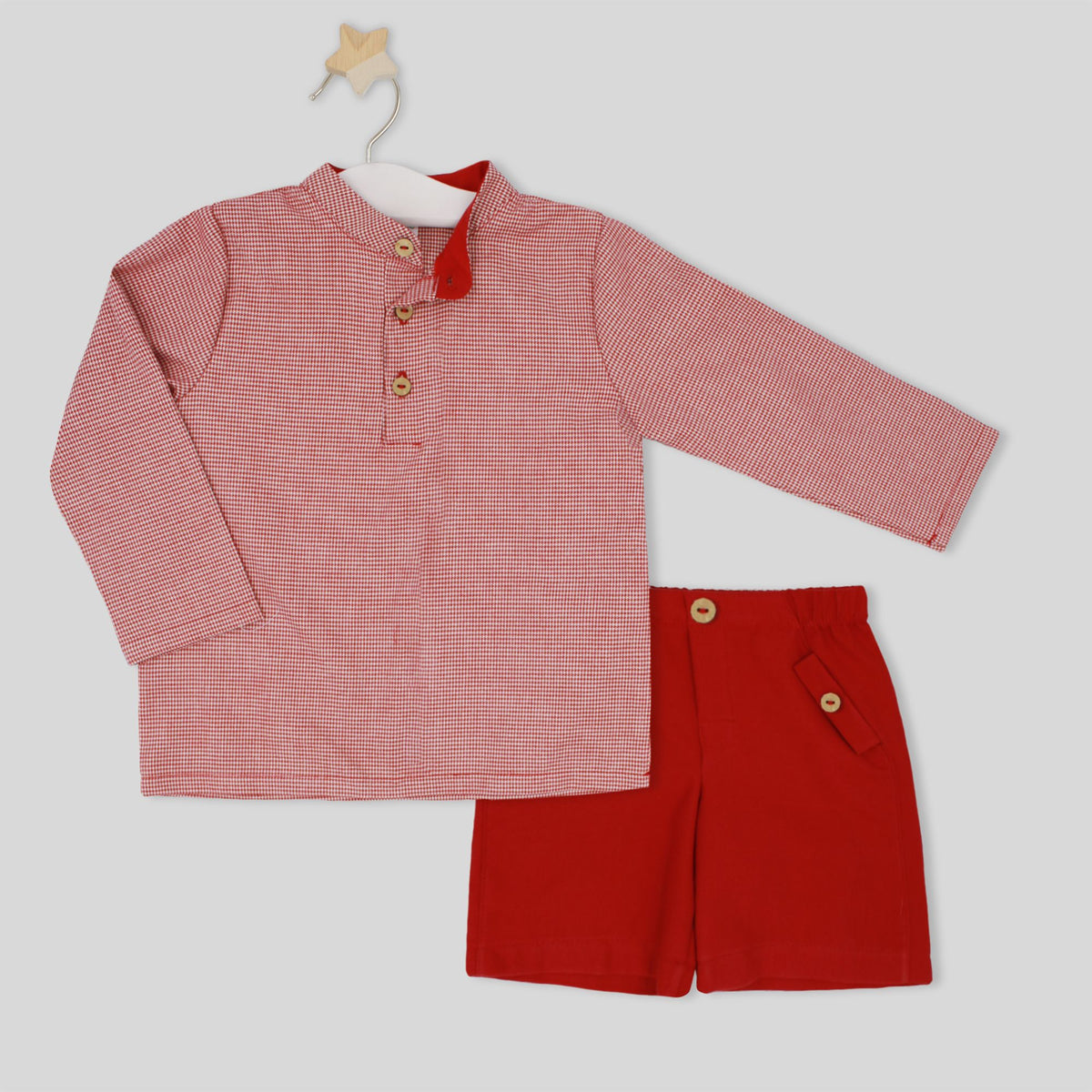 Conjunto bermuda niño Velvet