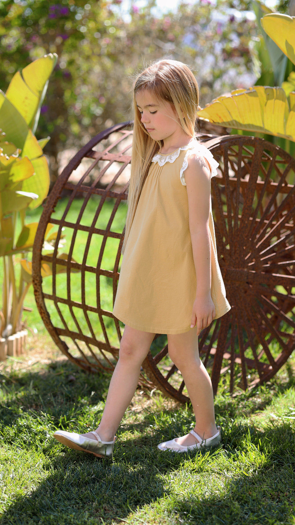 Vestido mostaza
