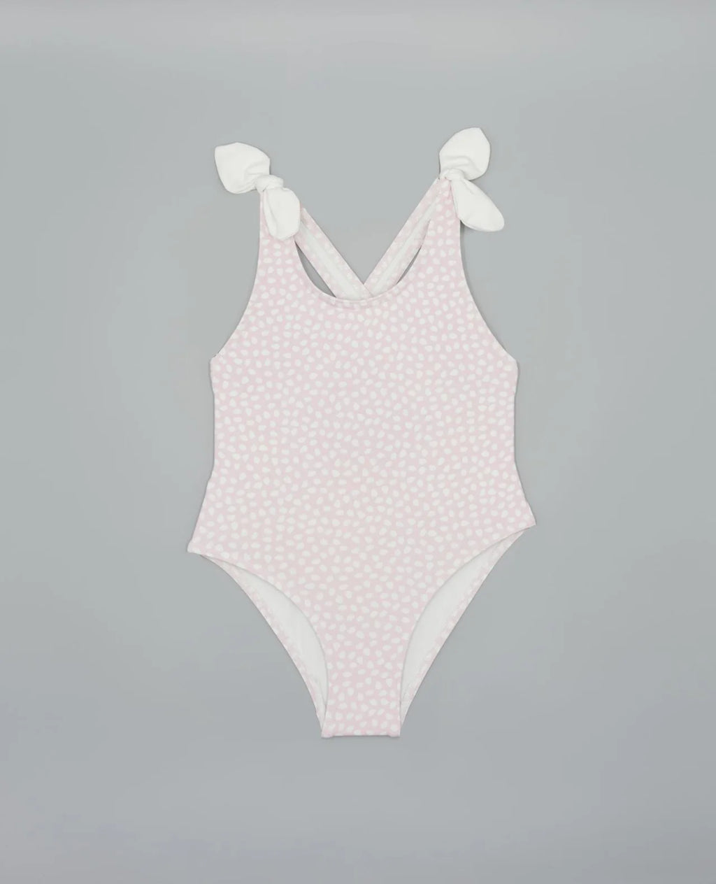 Vestido de baño estampado motas