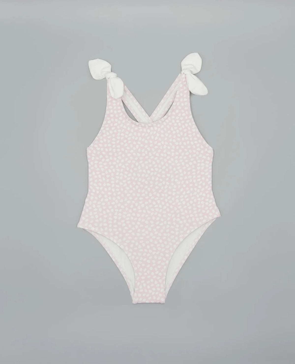 Vestido de baño estampado motas