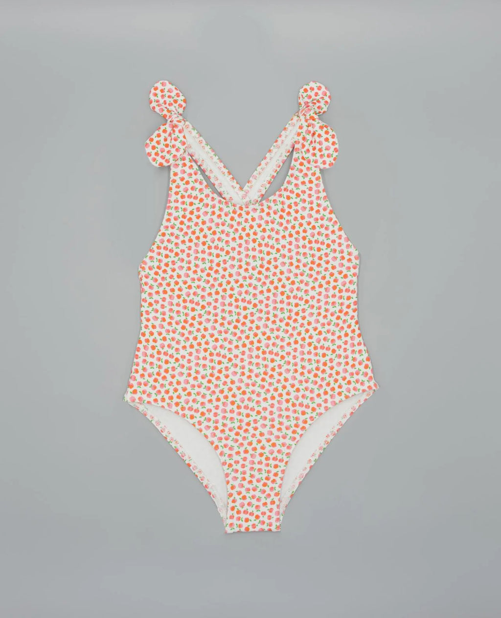 Vestido de baño estampado manzanas