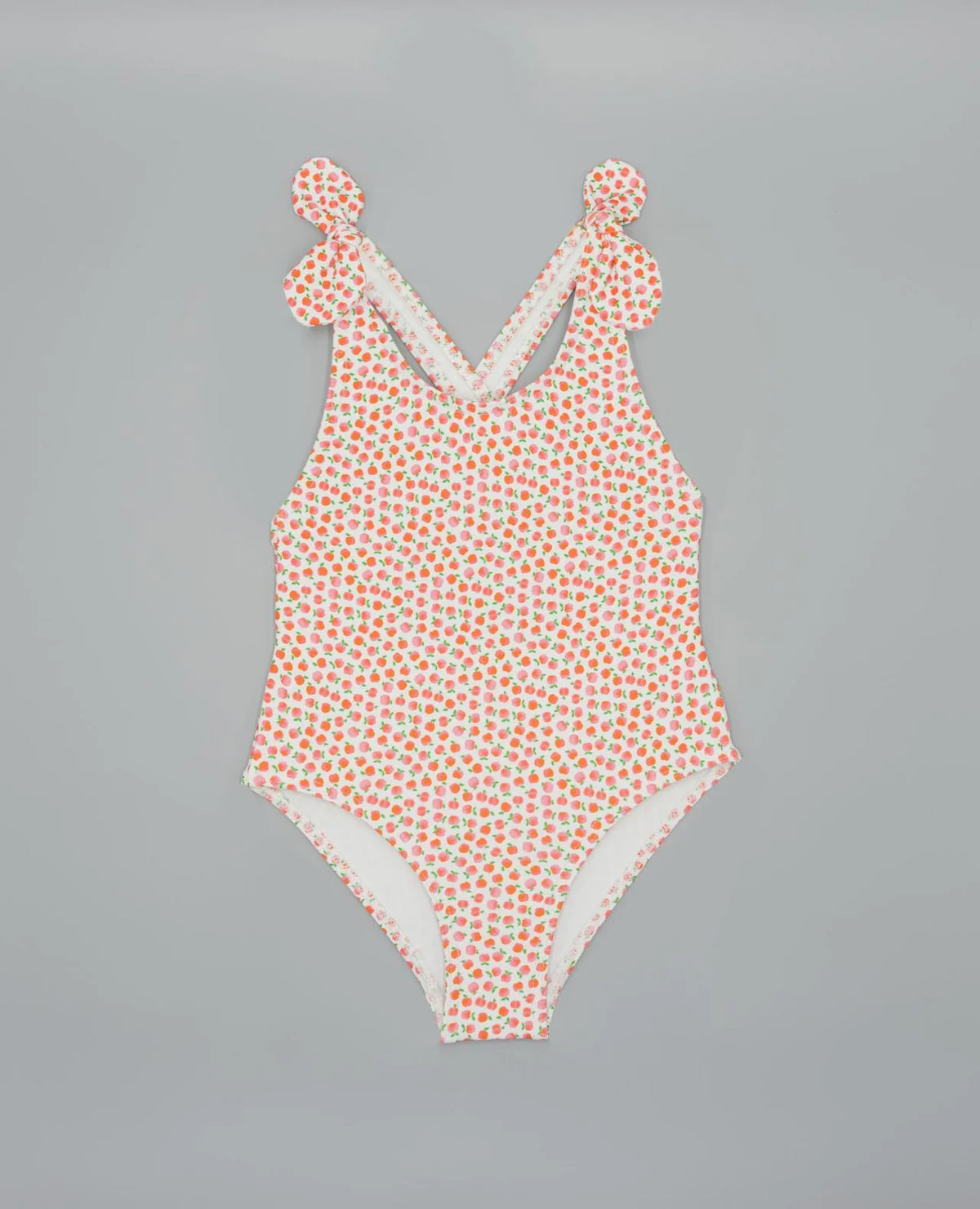 Vestido de baño estampado manzanas