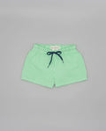 Pantaloneta de rayas verdes con bolsillo