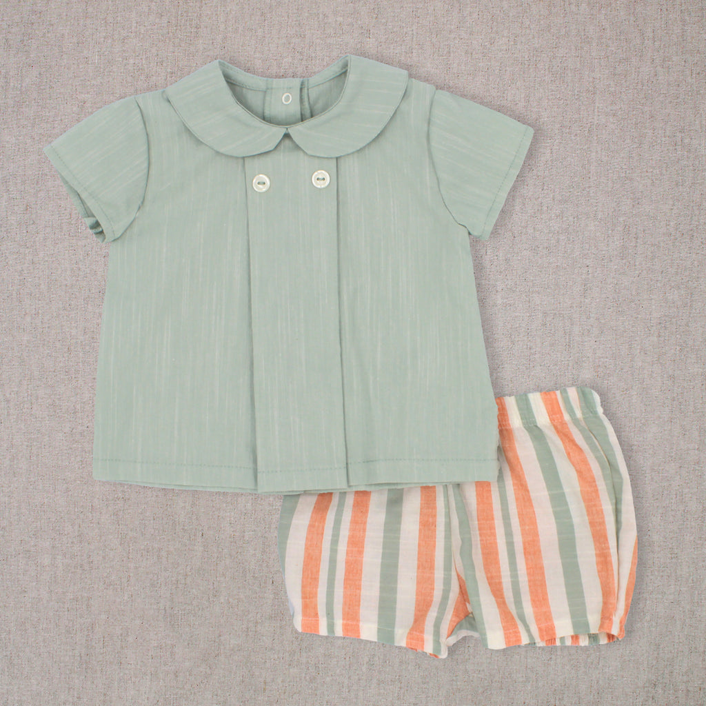 Conjunto bebé menta