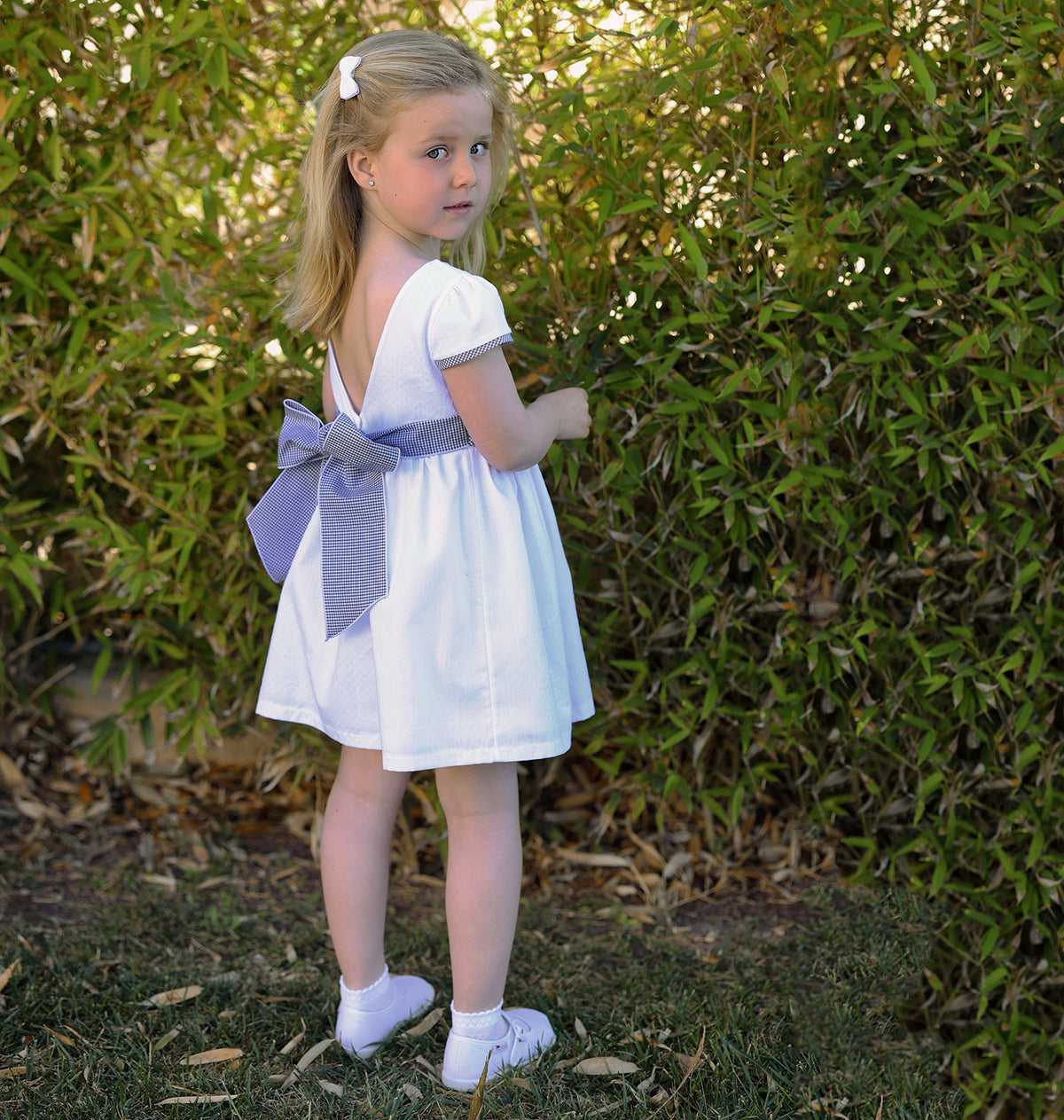 Vestido Navy Vichy