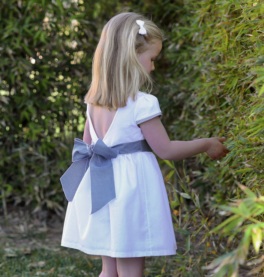 Vestido Navy Vichy