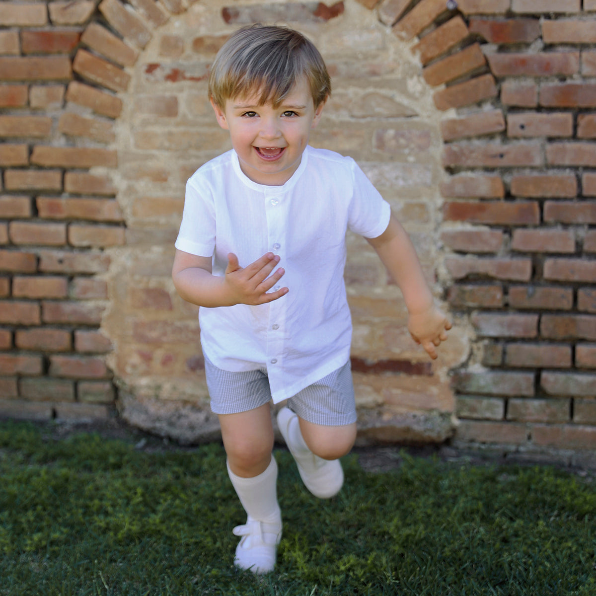 Conjunto niño Navy Vichy