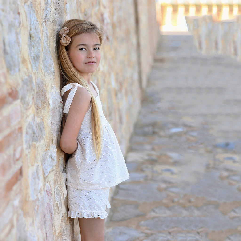 Conjunto niña blanco