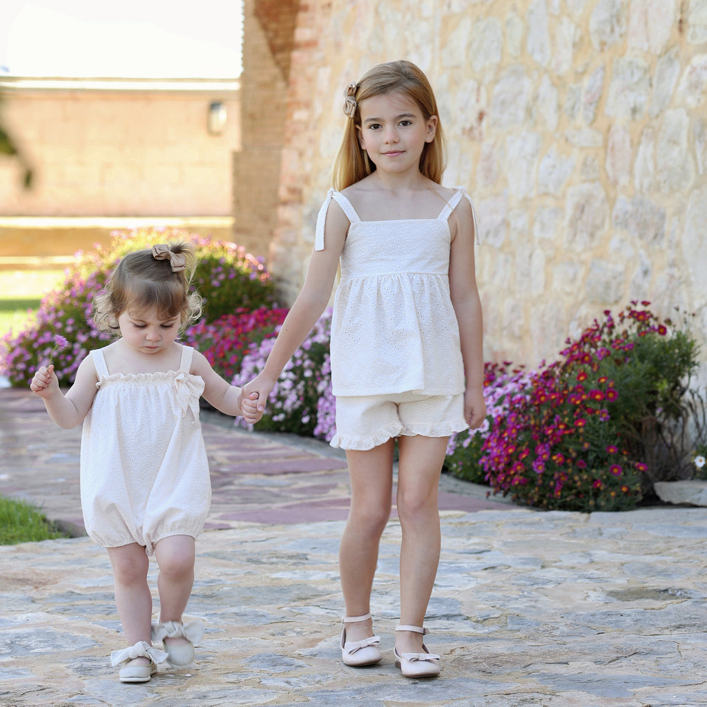 Conjunto niña blanco