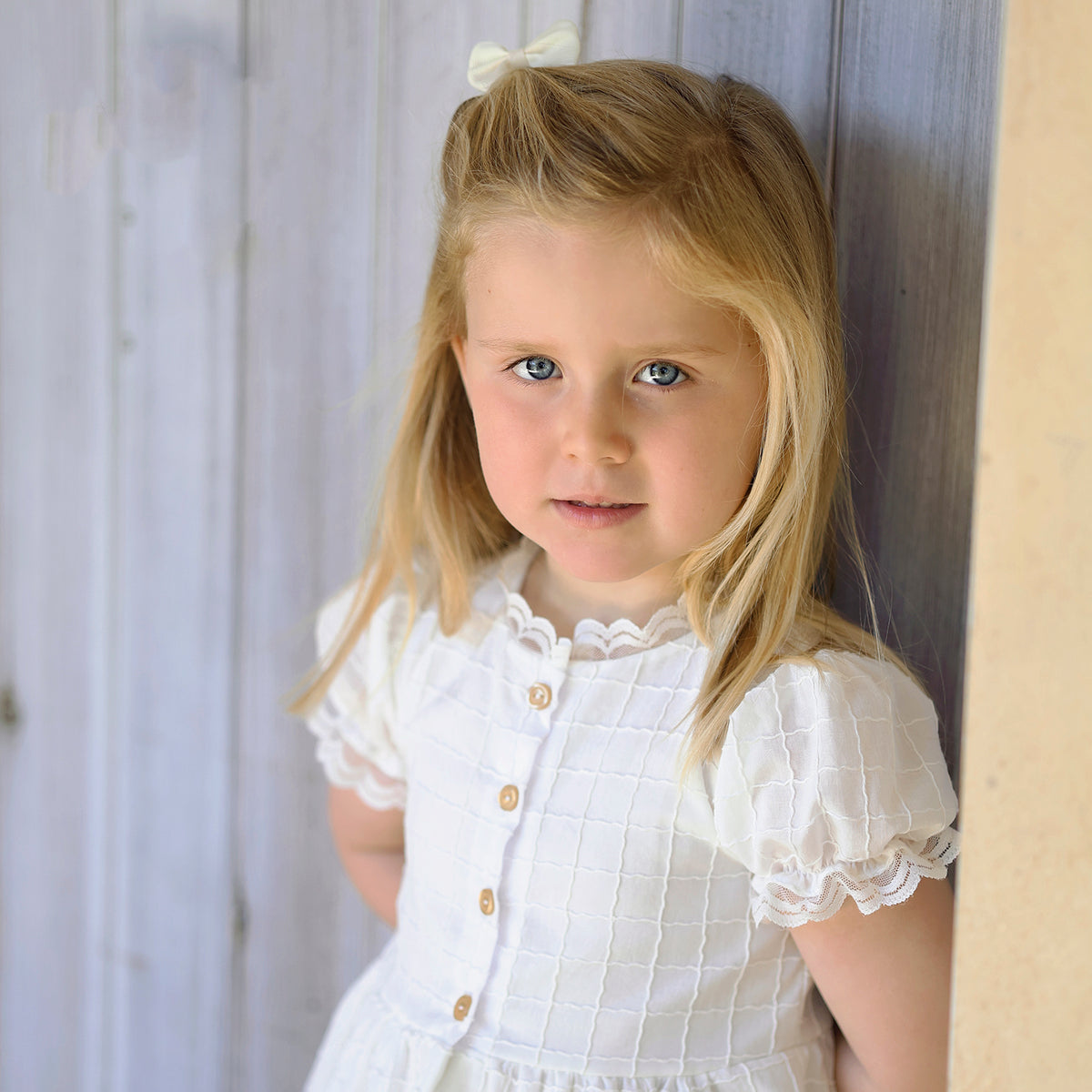 Vestido Volie Beige