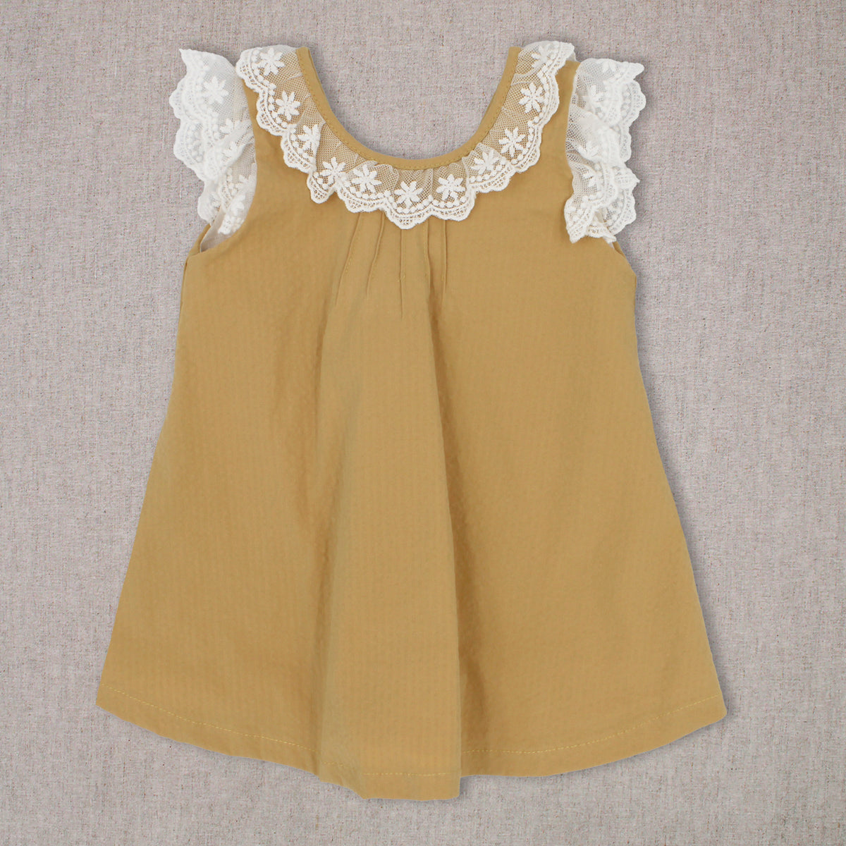 Vestido mostaza