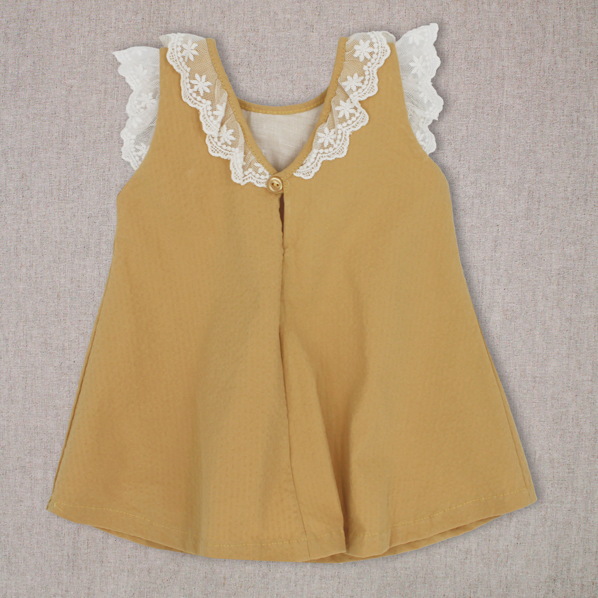 Vestido mostaza