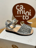 Menorquina glitter plata