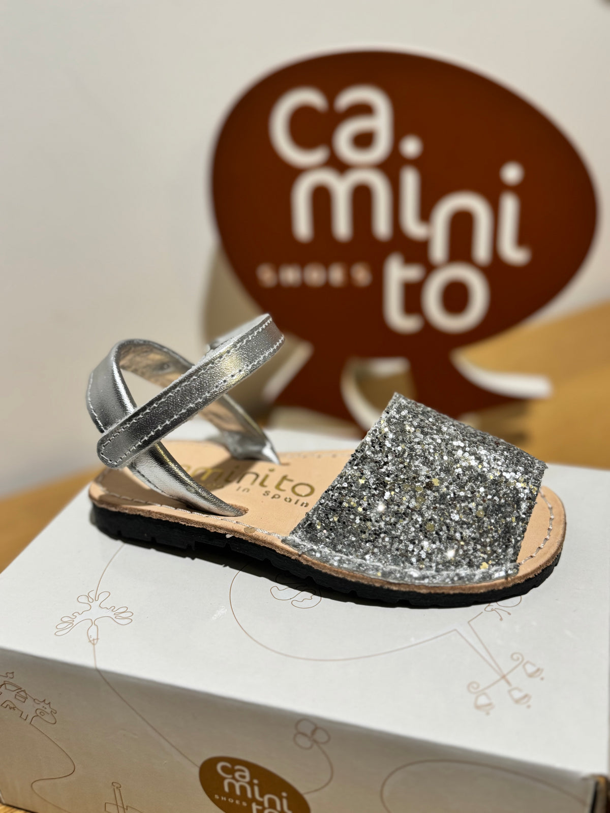 Menorquina glitter plata