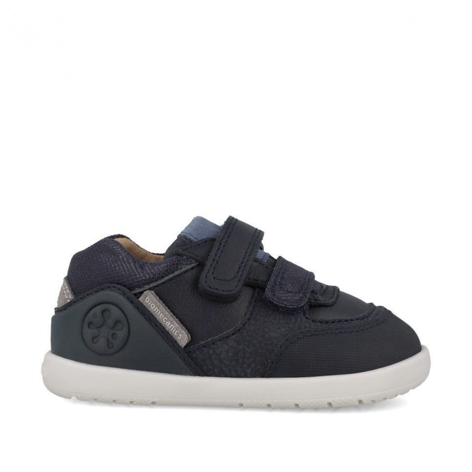 Zapatos azules Barefoot para primeros pasos de niño