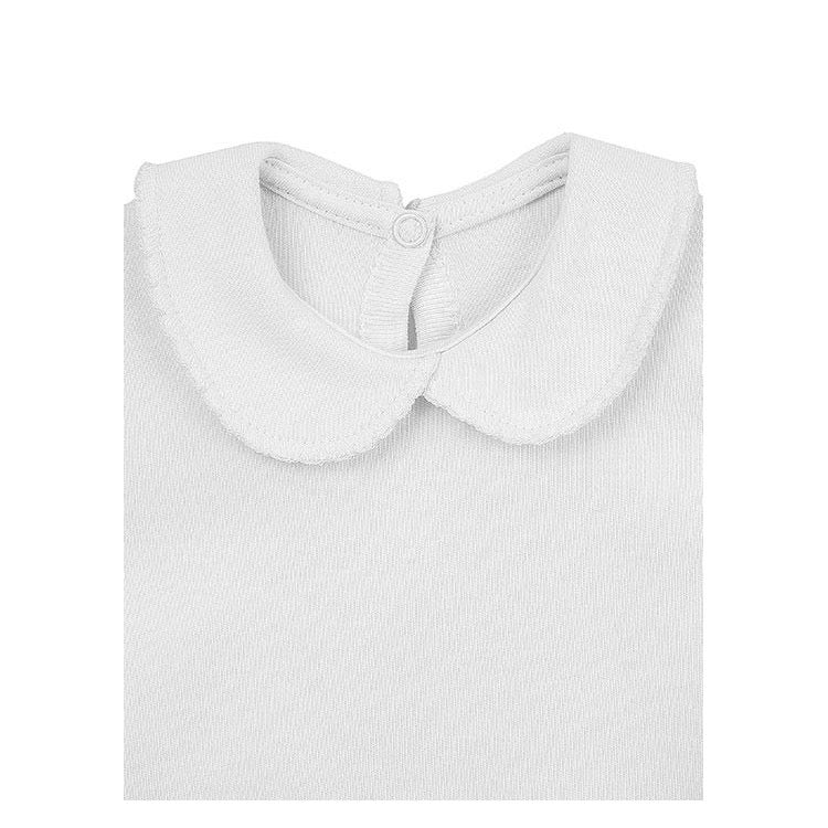 Body manga corta con cuello